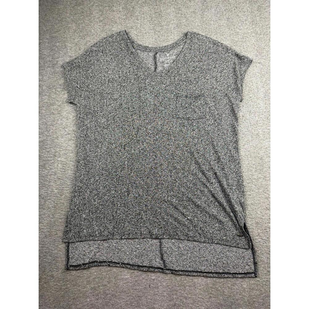 American Eagle Soft &‎ Sexy Heather Gray Casual Women's Top Size Large